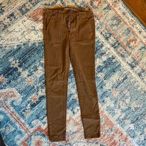 American Eagle Brown Stretch Skinny Jean